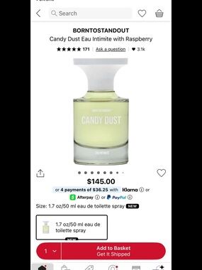 BORNTOSTANDOUT NWT scent samples  2ml .06 fl oz. $10 each